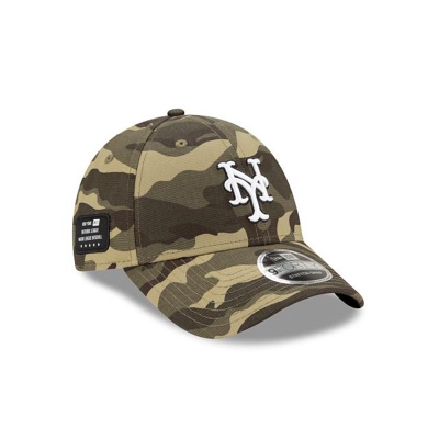 New York Mets Gorra | New Era MLB Armed Forces Weekend Stretch Snap 9forty Adjustable Cap Mexico - Verdes